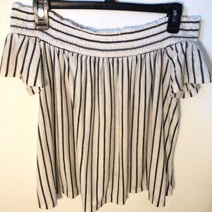 American eagle off the shoulder top!